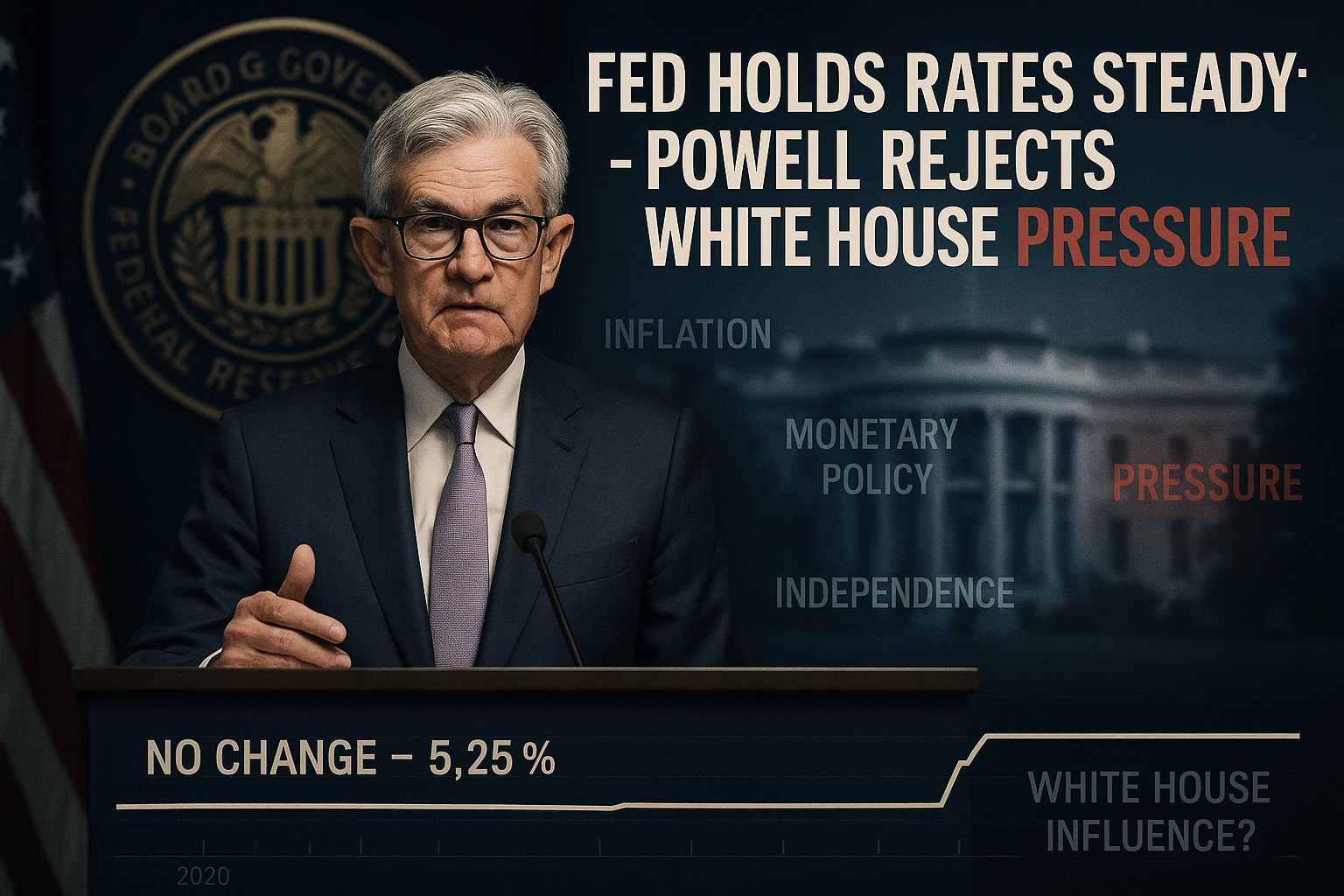 Fed giữ lãi suất, Powell bác bỏ áp lực từ Nhà Trắng